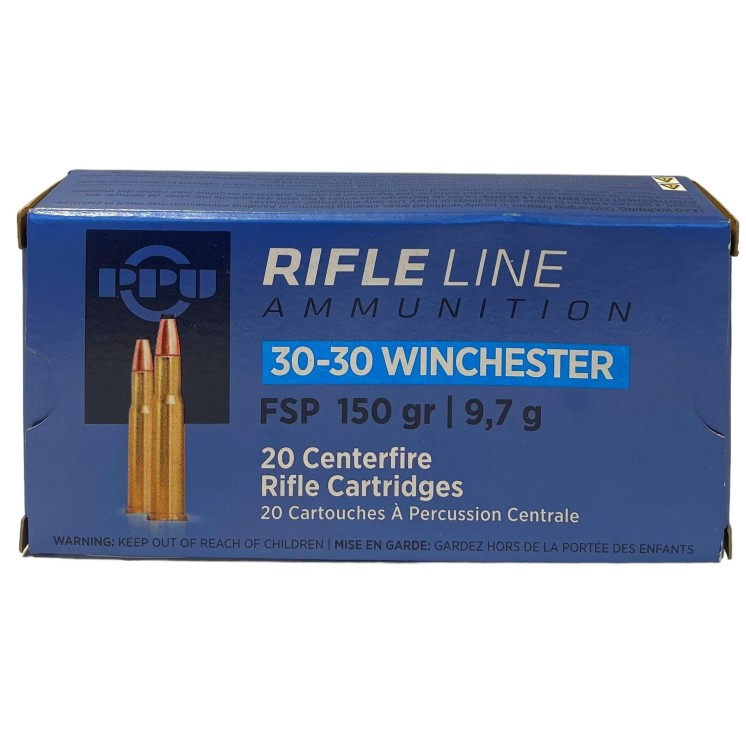 Cartouches Partizan Cal. .30-30 Winchester 150-Grs FSP