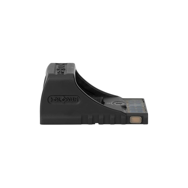 Holosun SCS-MOS - Réticule : Vert - Bouton +/- et Panneau solaire - Pour pistolets Glock MOS