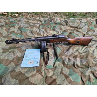 Pistolet Mitrailleur PPSH41 russe arme de prise Allemande Pur WW2 Saint étienne