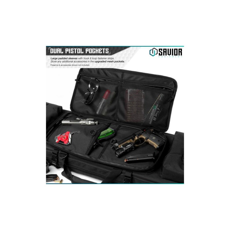 Savior Urban Warfare 42' Double Rifle Case Noire