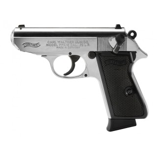 PISTOLET WALTHER PPK/S Nickel, 10 cps 22LR