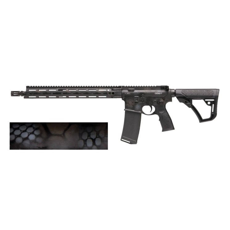 Carabine type AR15 DANIEL DEFENSE DDM4 V7 PRO canon 18 '' Cal. 5.56 peau de serpent