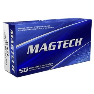 BOITE DE 50 CARTOUCHES MAGTECH 45 AUTO 230GR FMJ CAT B
