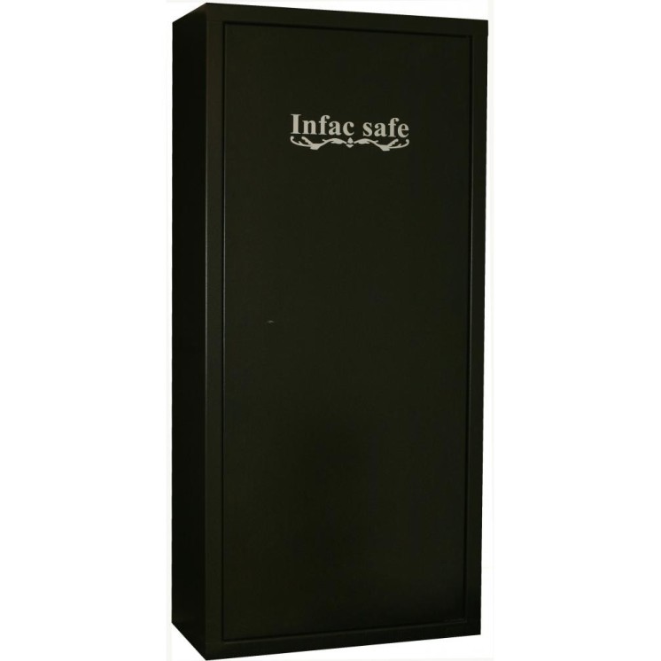 INFAC SENTINEL SD14 ARMOIRE FORTE 11 ARMES AVEC LUNETTE DONT 3 ARMES DANS LA PORTE