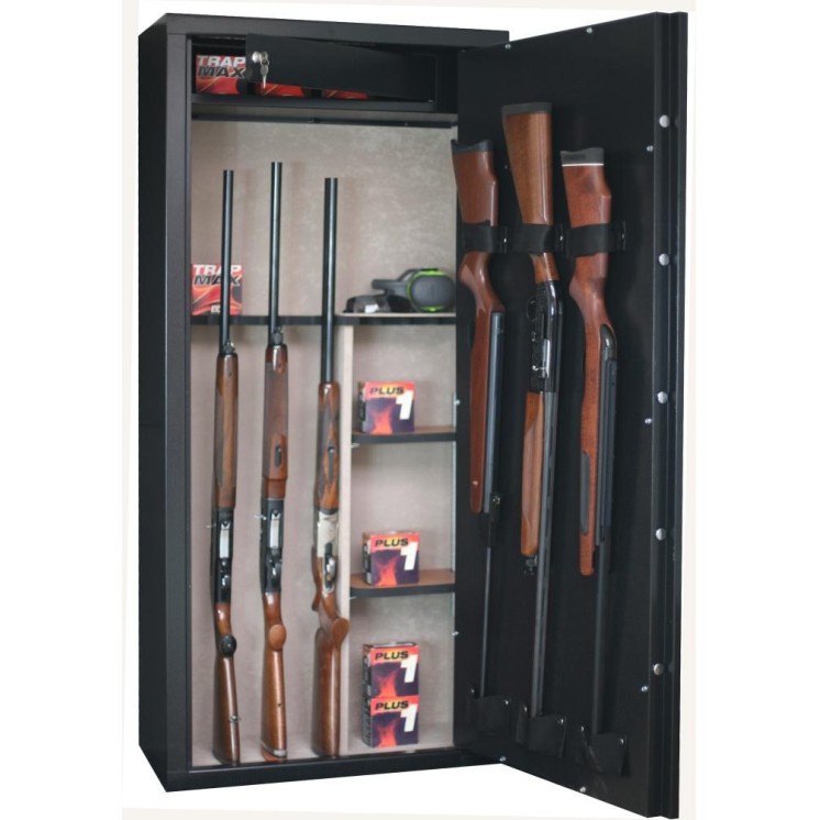 INFAC SENTINEL SD14 ARMOIRE FORTE 11 ARMES AVEC LUNETTE DONT 3 ARMES DANS LA PORTE