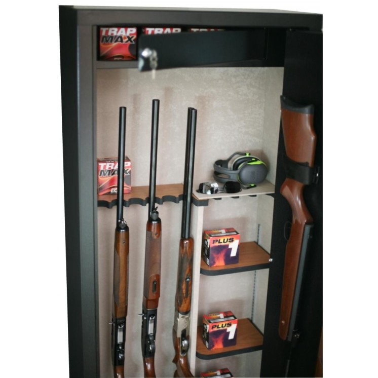 INFAC SENTINEL SD14 ARMOIRE FORTE 11 ARMES AVEC LUNETTE DONT 3 ARMES DANS LA PORTE
