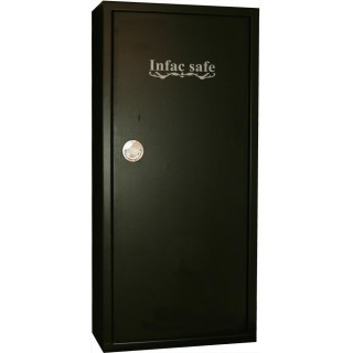 INFAC CLASSIC CT14 ARMOIRE FORTE 11 ARMES AVEC LUNETTE + 3 DANS LA PORTE