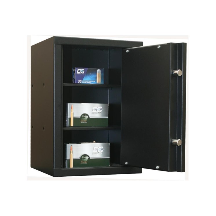 COFFRE FORT DELTA2 ARMES DE POING ET OBJETS DIVERS - 2 ETAGERES AMOVIBLES