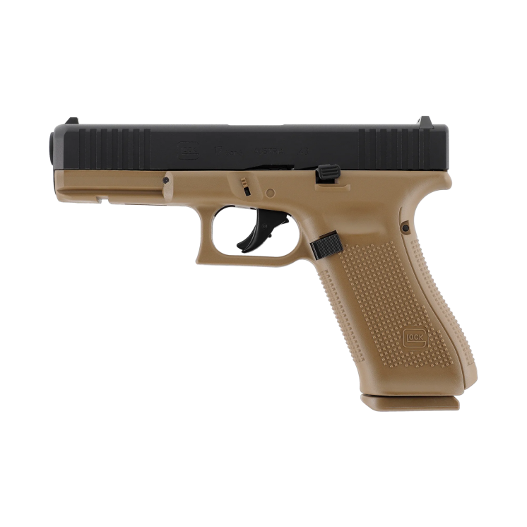 PISTOLET GLOCK 17 GEN 5 T4E COYOTE PAINTBALL CAL.43