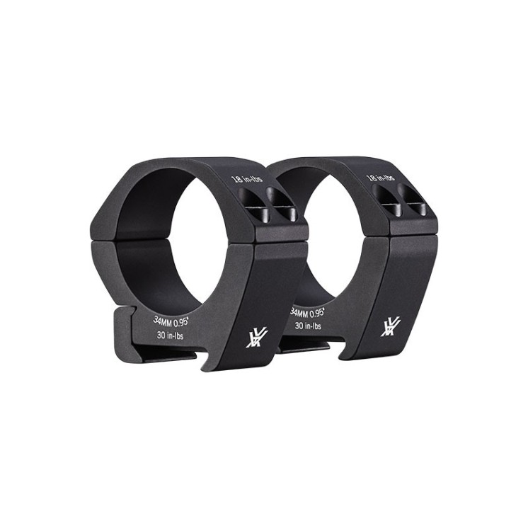 Colliers 34mm Vortex Pro Series - Diam : 34mm - Taille : Bas