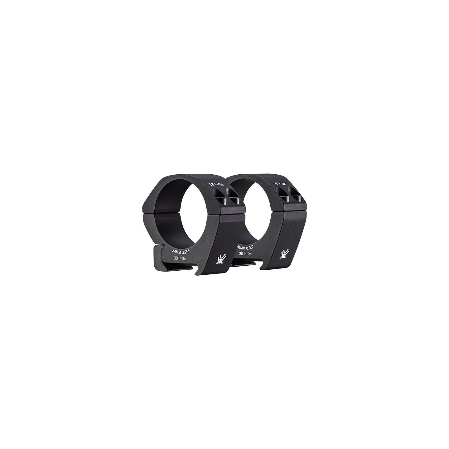 Colliers 34mm Vortex Pro Series - Diam : 34mm - Taille : Bas