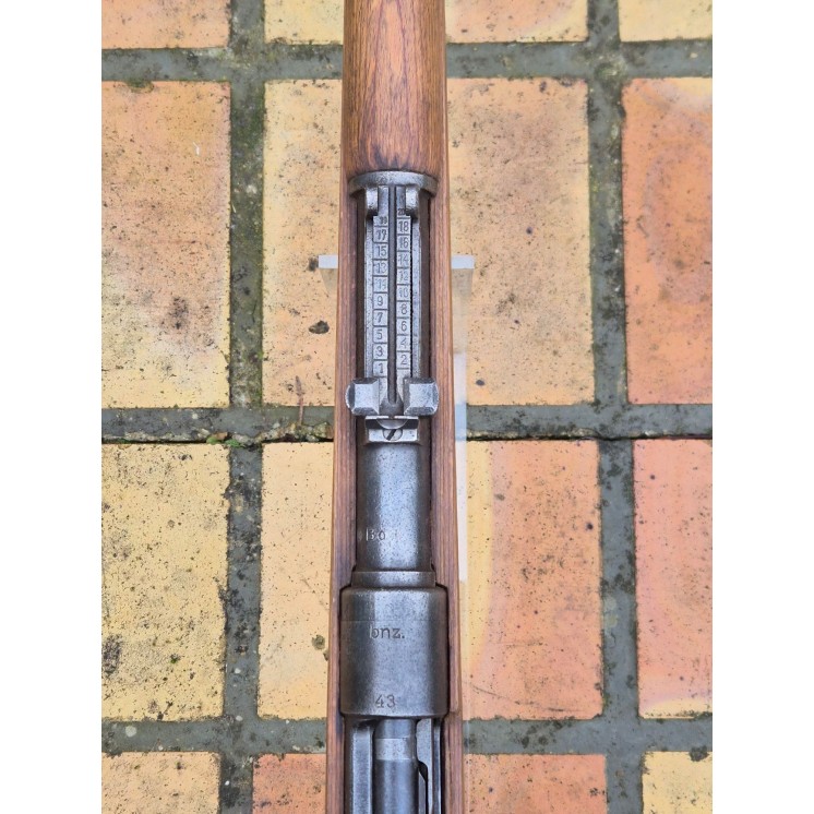 TRÈS BELLE CARABINE MAUSER K98K BNZ 43 EN CALIBRE D'ORIGINE 8X57 JS CAT C