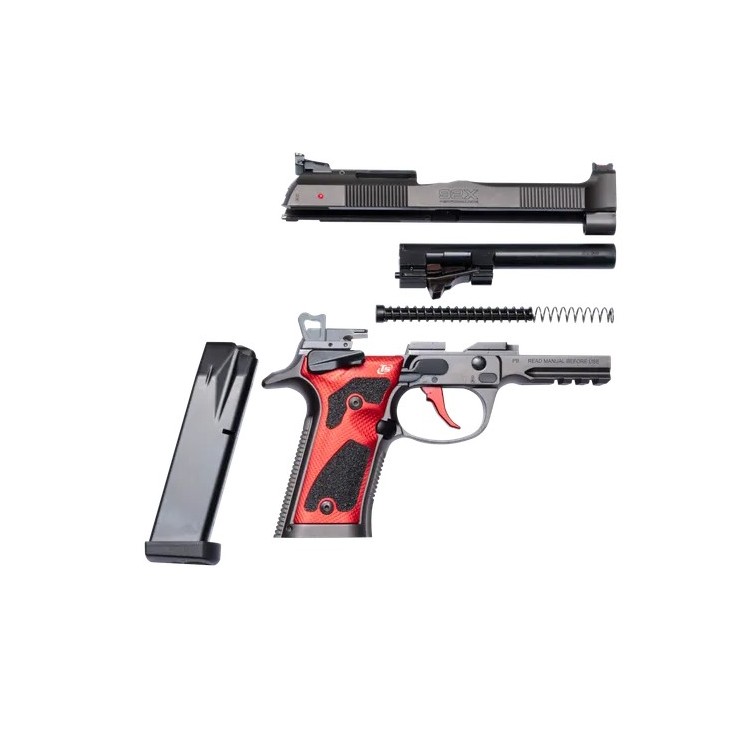 PISTOLET 92X PERFORMANCE SPECIAL MAKE OPTIC READY ROUGE 9MM PARA CAT B DARK SERIES