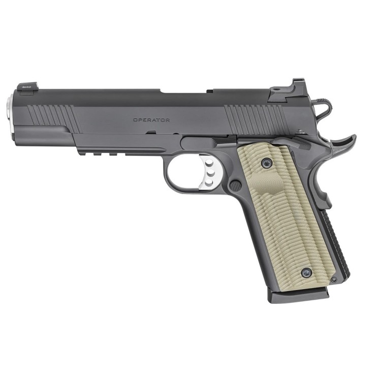 PISTOLET SPRINGFIELD 1911 OPERATOR AOS NOIR CERAKOTE 45ACP