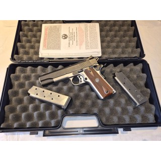 PIST RUGER SR1911 45 ACP GOV 5" 8+1CPS STAINLESS STEEL BARREL BI COLOR CAT B