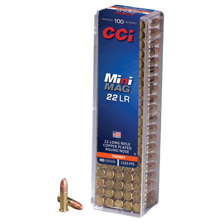 Munitions CCI C/22LR Subsonic HP 40 Grains - Boite de 100 Cat C