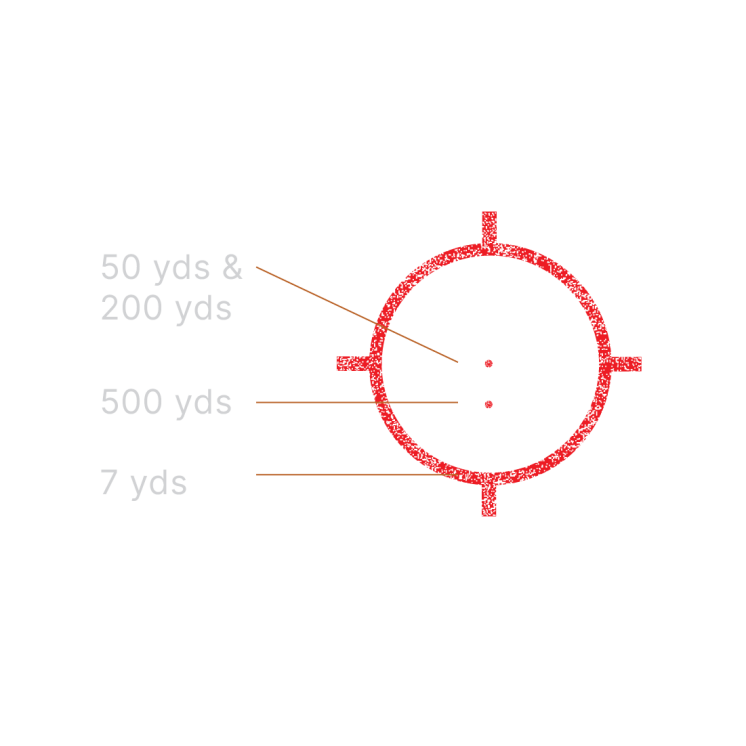 Viseur Eotech EXPS 3-2 - réticule 68 / 2x1 moa - compatible NV