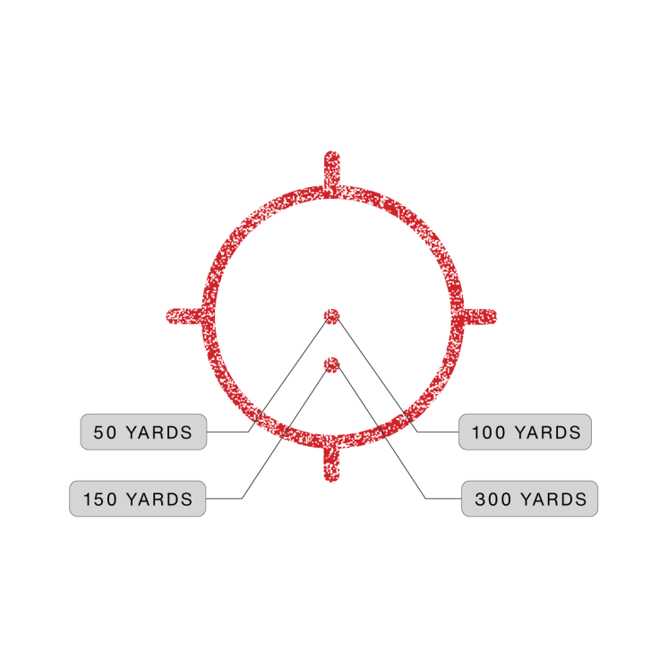 Viseur Eotech XPS 2-300 pour 300 Blackout