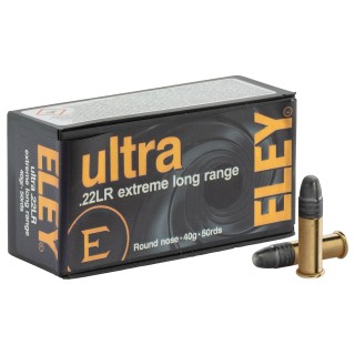 Cartouches ELEY 22LR Extreme Long Range 40gr / 2,59g CAT C