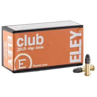 Cartouches Eley Club cal 22 LR CAT C