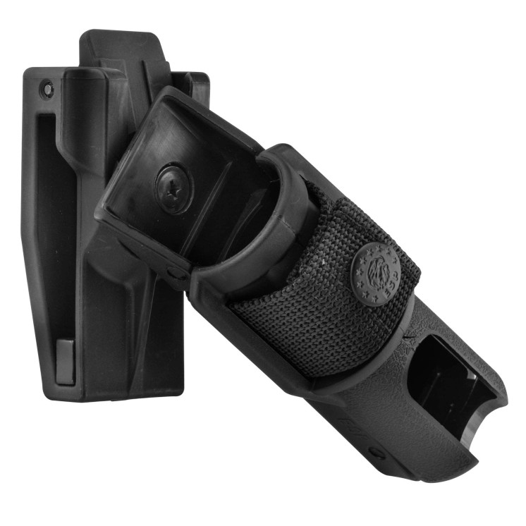 Matraques télescopiques noires avec poignée antidérapante 16 pouces