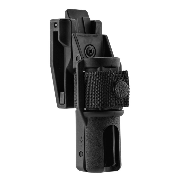 Matraques télescopiques noires avec poignée antidérapante 16 pouces