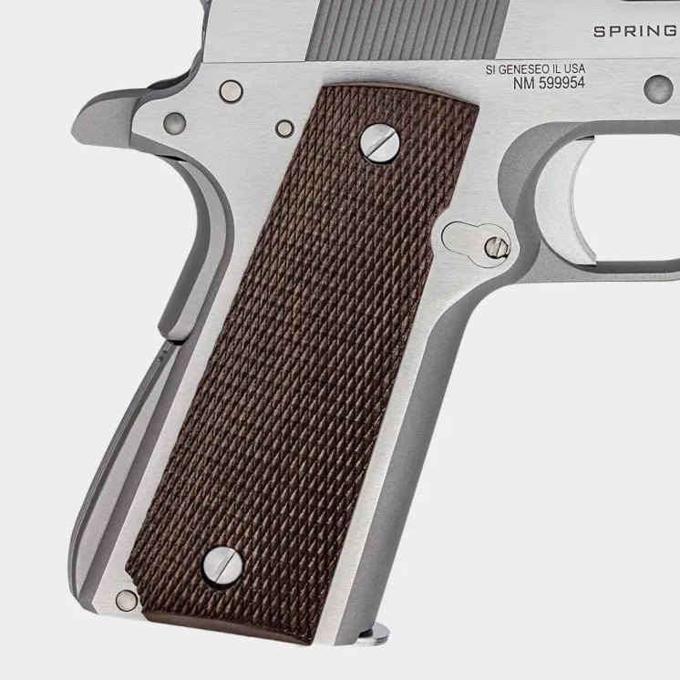 PISTOLET SPRINGFIELD 1911 INOX MIL-SPEC TYPE 1911 A1 CAL 45 ACP CANON 5 CAT B
