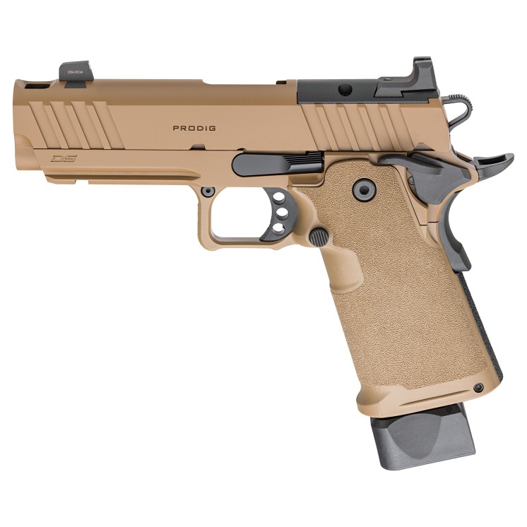 PISTOLET SPRINGFIELD DS PRODIGY TAN CAL 9X19 MM CANON 4.25 CAT B