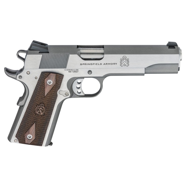 PISTOLET SPRINGFIELD 1911 INOX GARRISON CAL 45 ACP CANON 5 CAT B