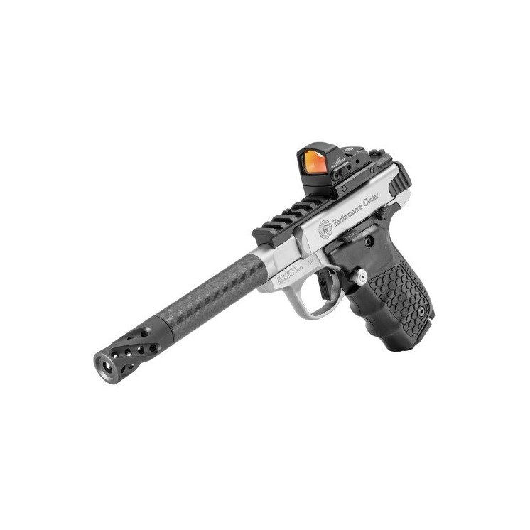 PISTOLET S&W22 VICTORY TARGET CARBONE 22LR POINT ROUGE CRIMSON TRACE CAT B