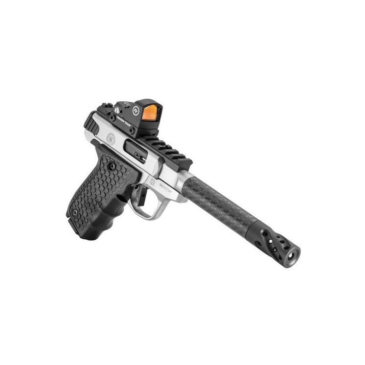 PISTOLET S&W22 VICTORY TARGET CARBONE 22LR POINT ROUGE CRIMSON TRACE CAT B