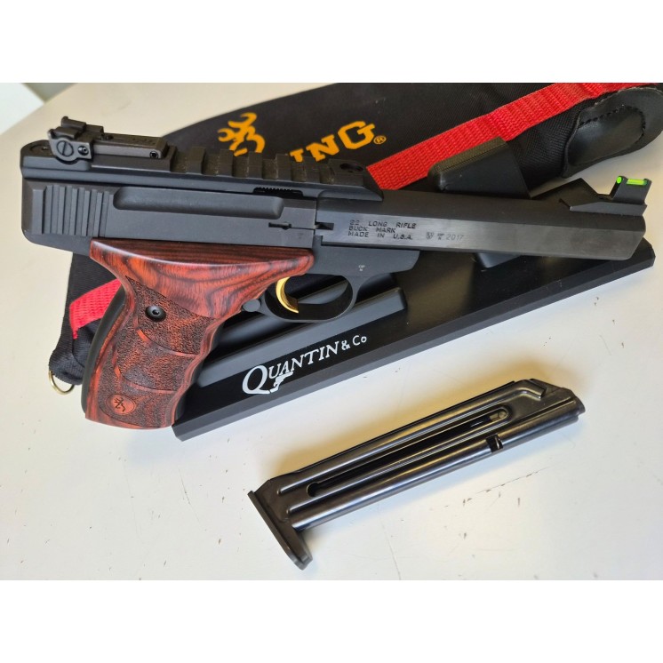 PISTOLET BROWNING BUCK MARK PLUS Rosewood UDX 22 LR Cat B