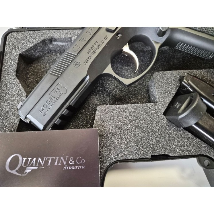 Pistolet CZ 75 SHADOW SP-01 50TH ANNIVERSARY LAST EDITION Cal 9x19 Cat B