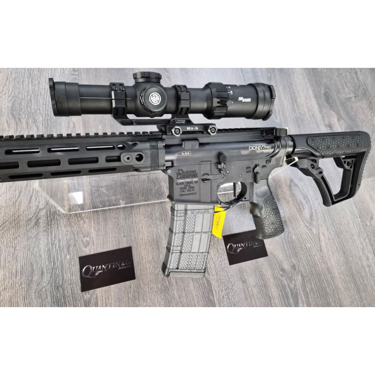 PACK DANIEL DEFENSE AR15 DDM4 V7 PRO SIG TANGO MSR 1-10X28MM 18 '' Cal. 5.56 BLACK