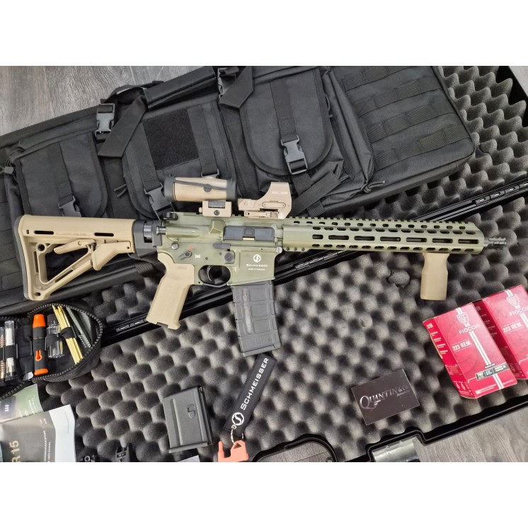 PACK Rentrée AR15 Schmeisser M4FL MAGPUL FDE ÉDITION LIMITÉE Holosun cat B