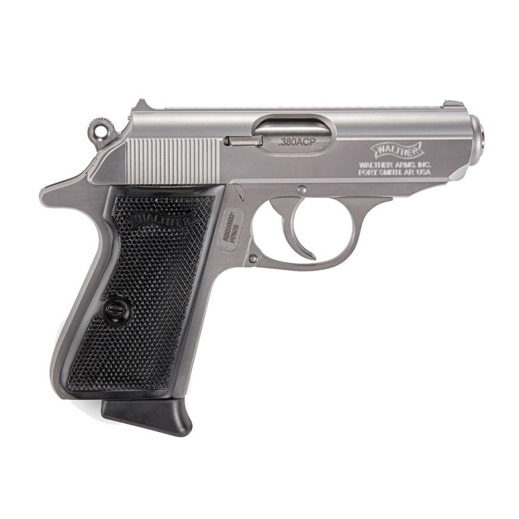 PISTOLET  WALTHER  PPK/S CAL 380 ACP, 7 COUPS - INOX CAT B