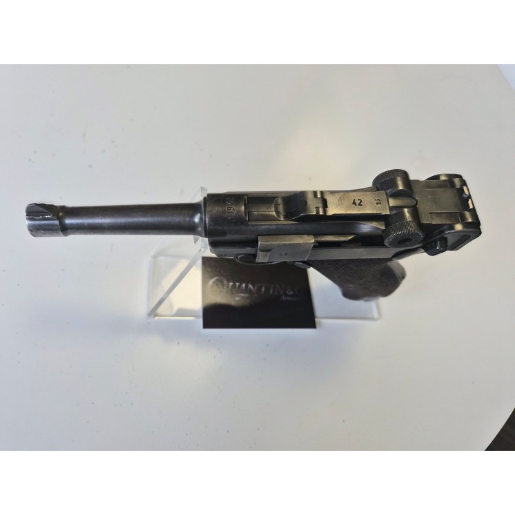 Occasion Pistolet Luger P08 Mauser S42 de 1940 calibre 9X19 MM Cat B