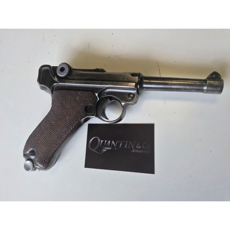 Occasion Pistolet Luger P08 Mauser S42 de 1940 calibre 9X19 MM Cat B