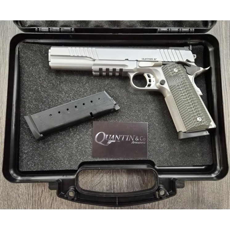 Occasion Pistolet BUL Armory Pistolet 1911 Hunter Silver 6  45 ACP Cat B