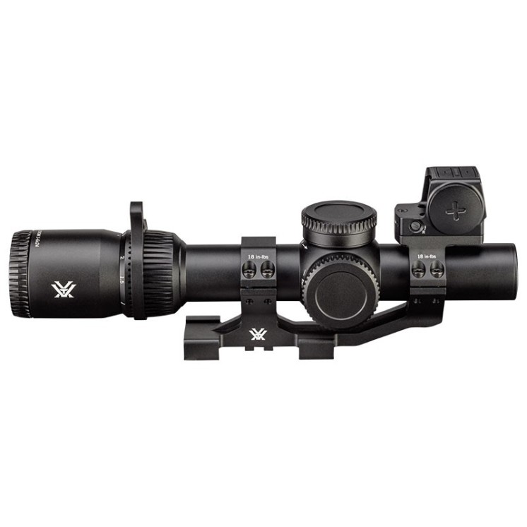 Vortex Pack - Lunette Venom 1-6x24 - AR BDC3 IL SFP (MOA) + Point Rouge fermé Venom 3 MOA + Montage