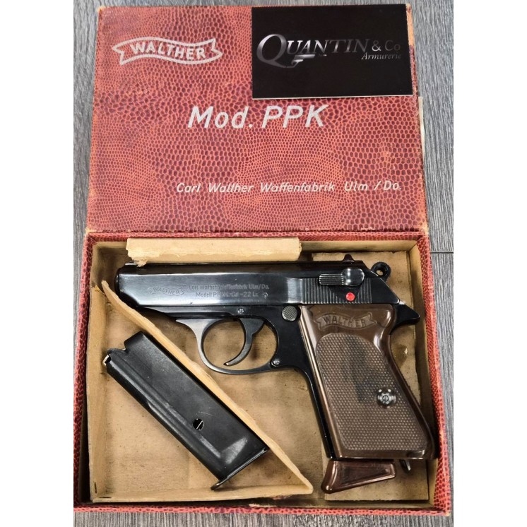 Occasion Pistolet Walther PPK ulm en calibre 22 lr Cat B
