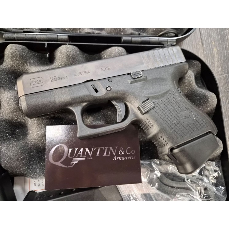 Occasion Pistolet GLOCK 26 GEN 4 EN 9X19MM  Cat B