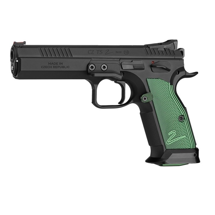 PISTOLET CZ TS 2 RACING GREEN 9X19 CAT B