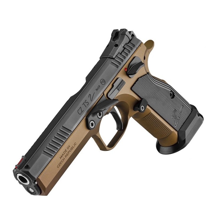 PISTOLET CZ TS 2 DEEP BRONZE 9X19 CAT B
