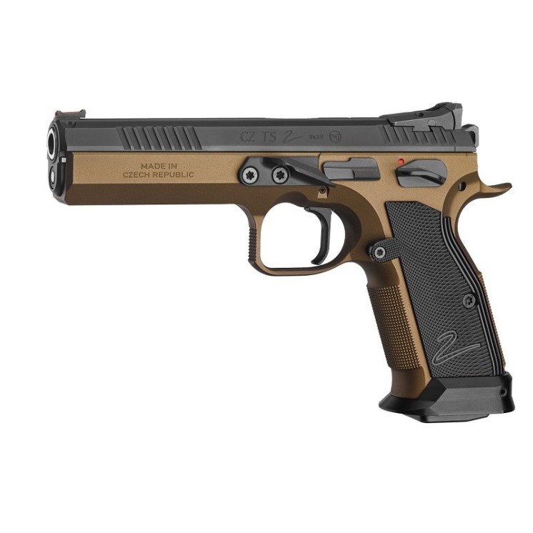 PISTOLET CZ TS 2 DEEP BRONZE 9X19 CAT B
