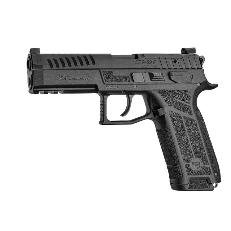 PISTOLET CZ P-09F NOCTURNE 19 COUPS CAL.9×19 CAT B