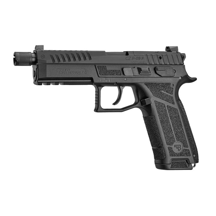 PISTOLET CZ P-09F NOCTURNE FILETE 15 COUPS CAL.9×19 CAT B
