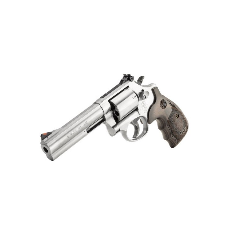 REVOLVER S&W 686 SERIE 3-5-7 POUCES 357MAG CROSSE BOIS 7 COUPS  CAT B