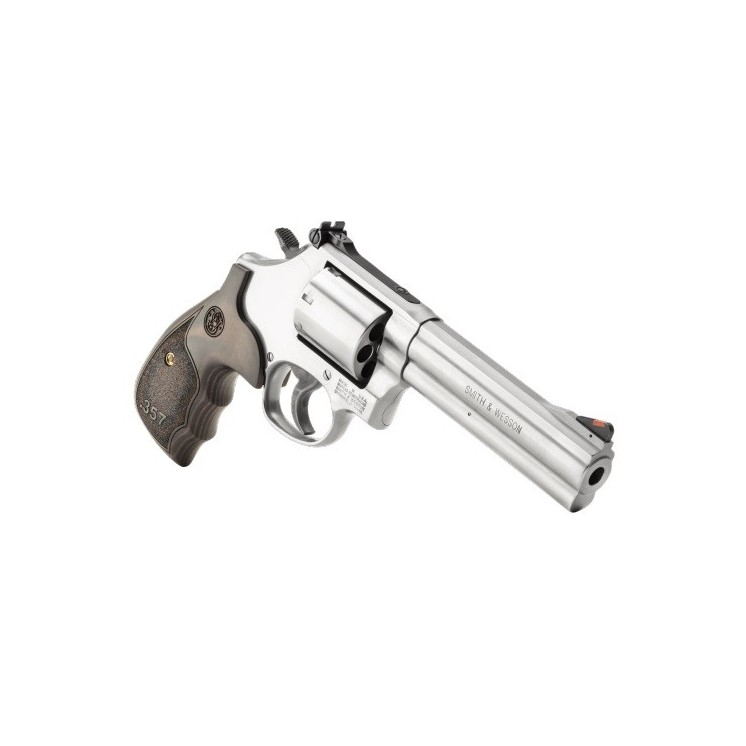 REVOLVER S&W 686 SERIE 3-5-7 POUCES 357MAG CROSSE BOIS 7 COUPS  CAT B