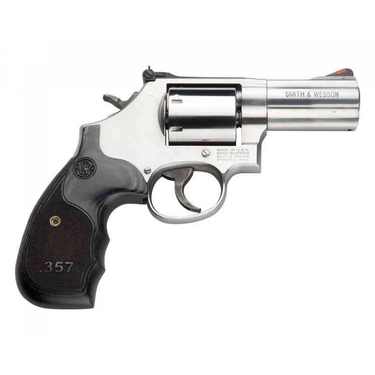 REVOLVER S&W 686 SERIE 3-5-7 POUCES 357MAG CROSSE BOIS 7 COUPS  CAT B